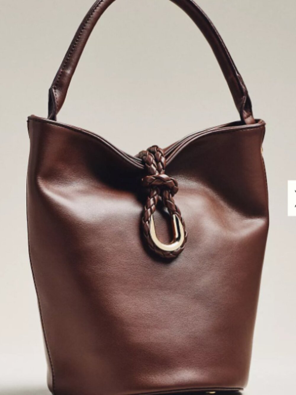 Aota Twist Tie Top-Handle Bucket Bag - Anthropologie - Picture 3 of 13